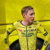 Jonas Vingegaard ne finira pas l'édition 2025 de Paris-Nice. KEYSTONE/EPA/CHRISTOPHE PETIT TESSON